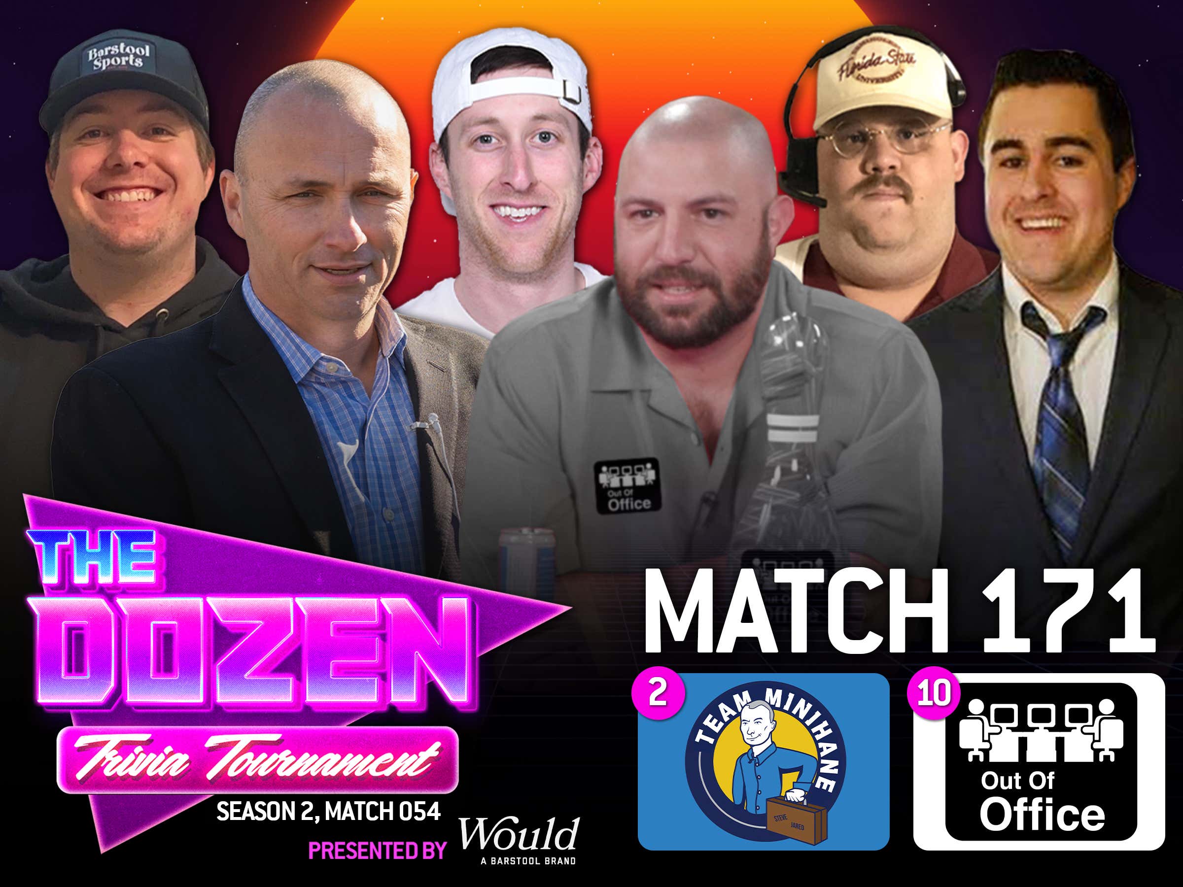 2Team Minihane vs. 10Out of Office (The Dozen Trivia Competition