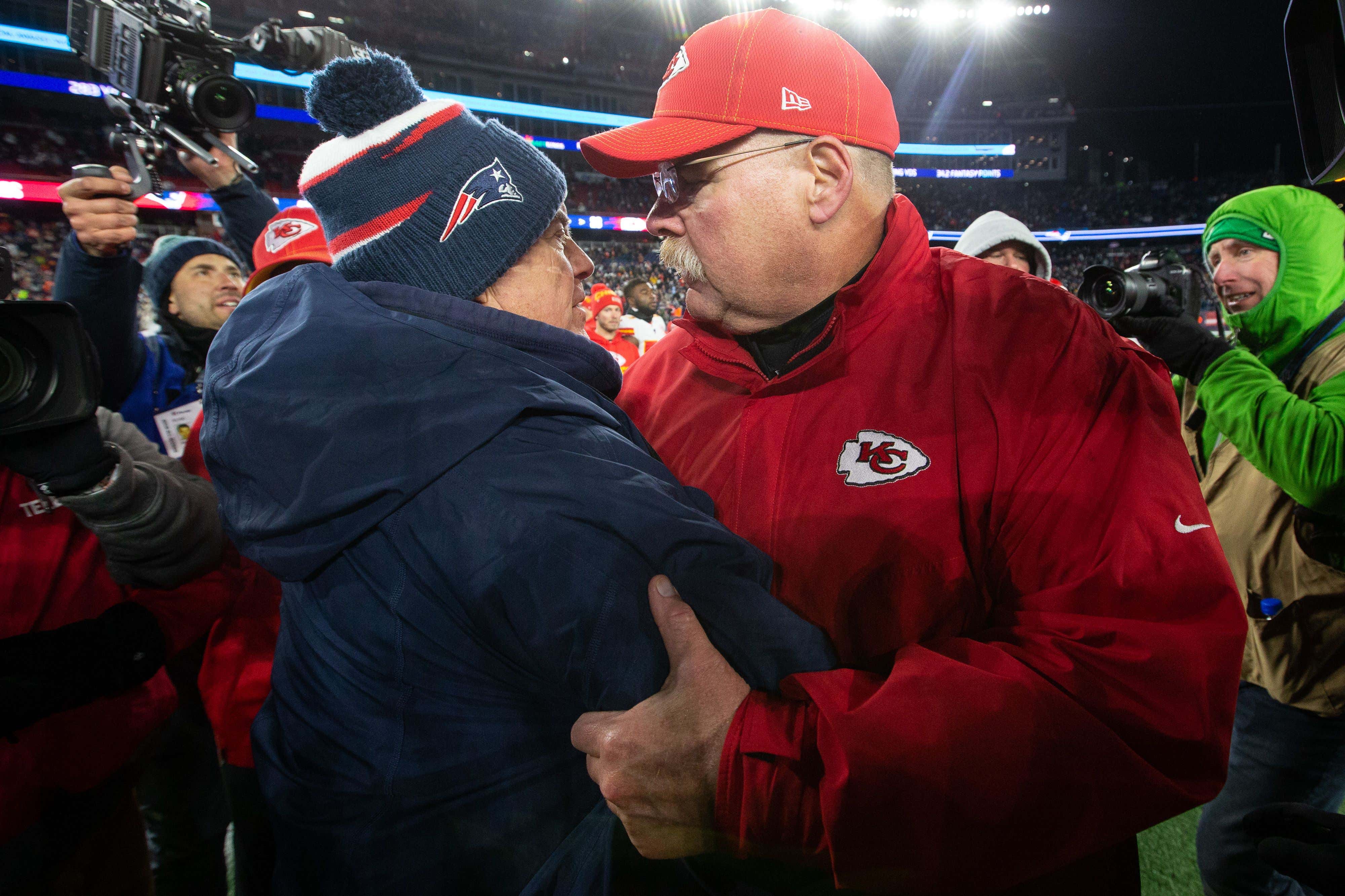 Human Hot Takes Machine Colin Cowherd is Suggesting Bill Belichick Has Been Replaced as the GOAT by ... Andy Reid?