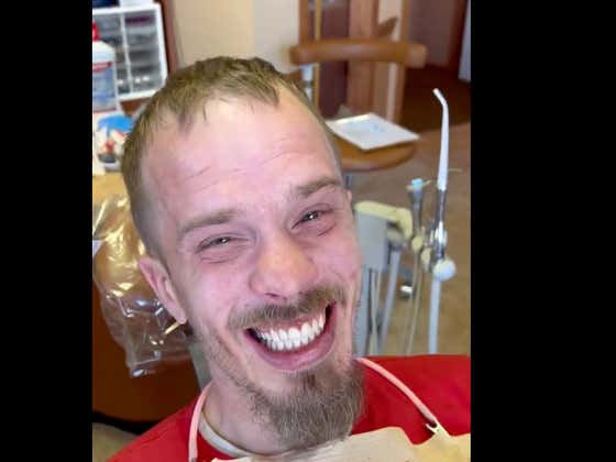 Promises Made-Promises Kept: Dave Portnoy Purchased Rough and Rowdy Fighter 'Trailer Park' New Teeth And They Look Fantastic