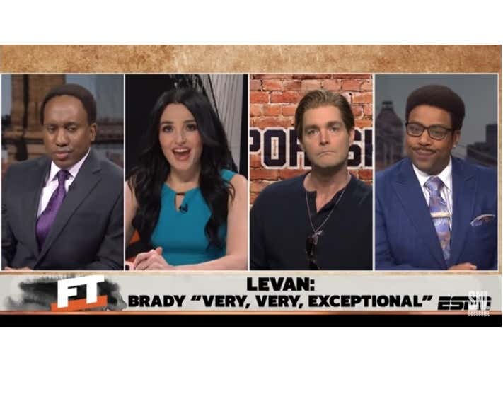 For Some Reason SNL Cut a 'First Take' Sketch That is Funnier Than Anything They've Done in Years