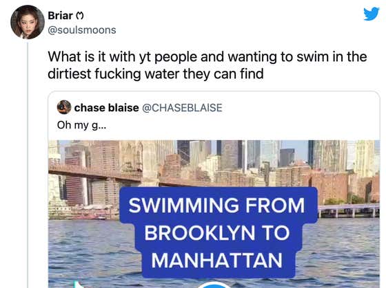 The Internet Reacts to My Swim Accross the East River