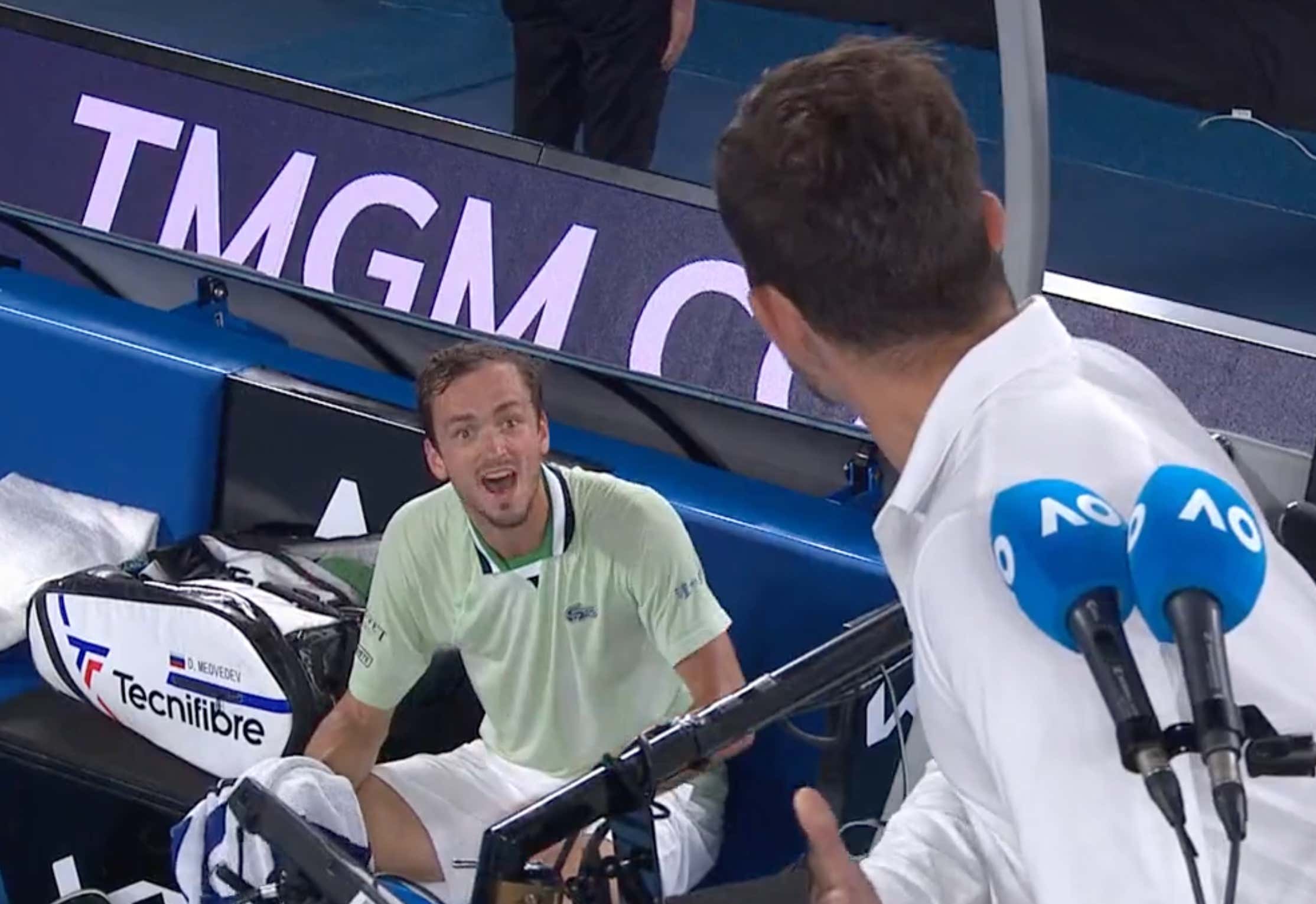 Tennis Star Daniil Medvedev Lost His Mind And Went On An Epic Rant Calling An Umpire a "Small Cat" Which Might Be The New Best Insult In The World