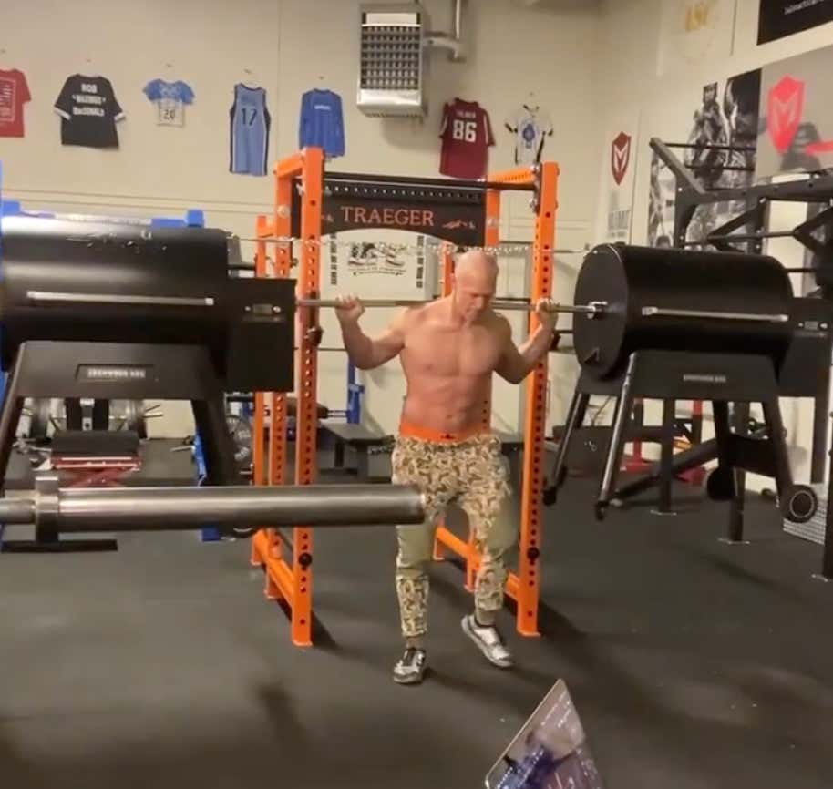 Looks Like The Best Way To Not Pack On Too Many Pounds While Cooking A Bunch Of BBQ Is To Just Squat Your Smokers