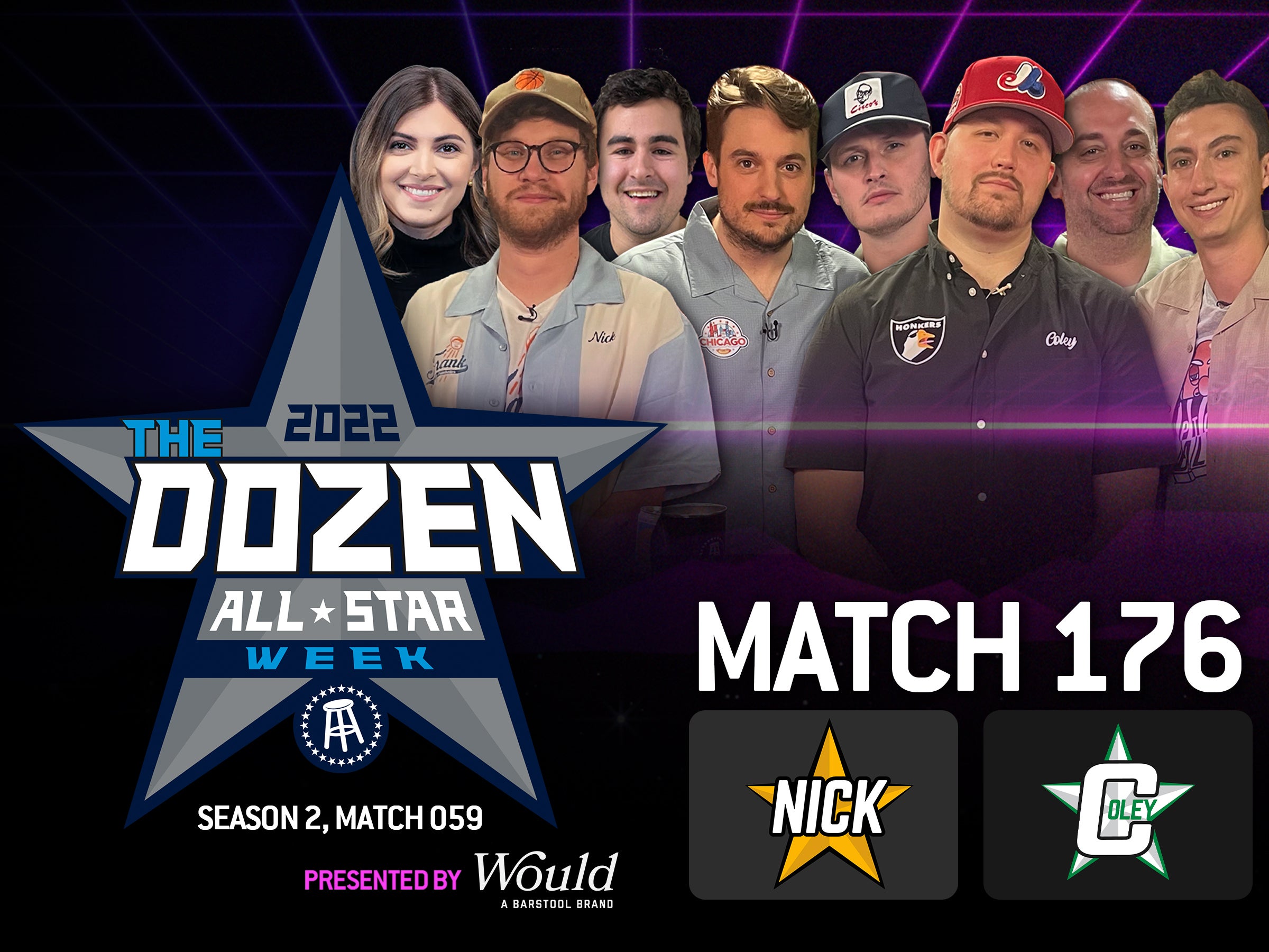 Fan-Favorite Trivia Players Duel In Wild All-Star Game (2022 All-Star Week) (The Dozen pres. by Would, Match 175)