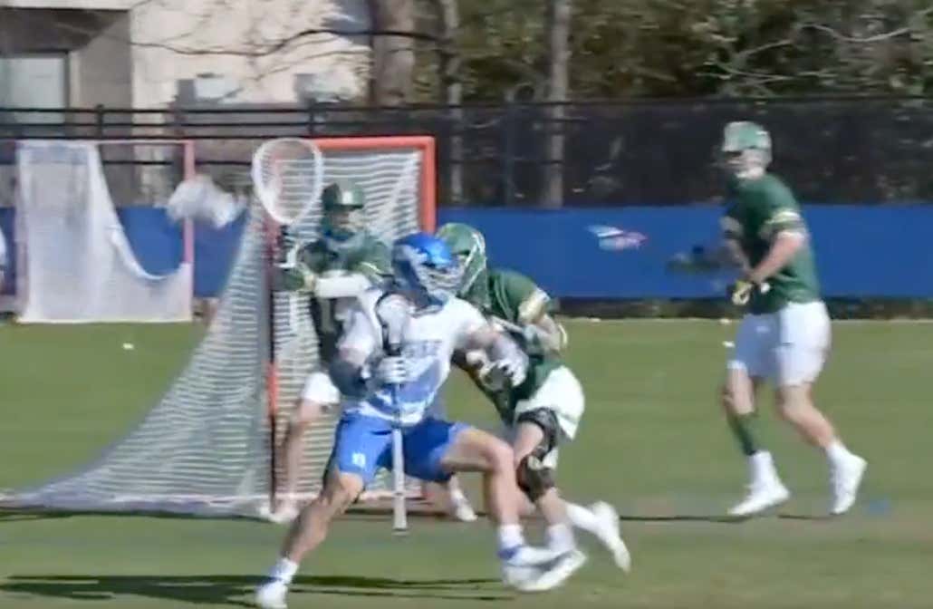 The College Lacrosse Season Is Less Than A Week Old And Brennan O'Neill Is Already Bullying Everybody In His Path