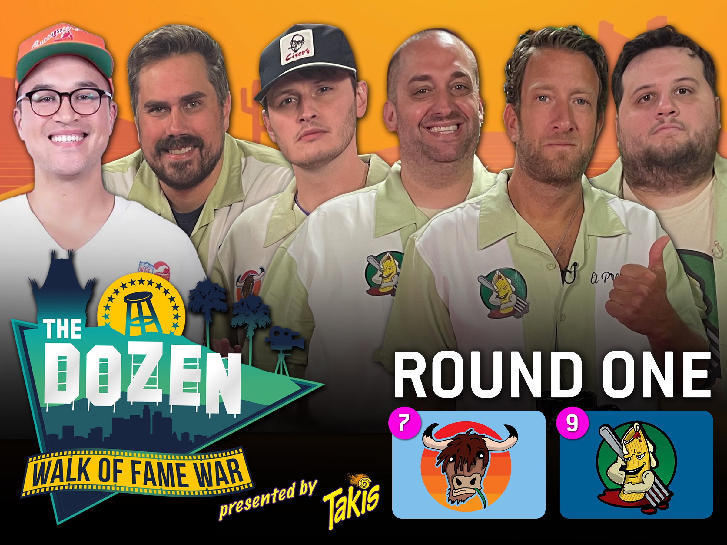 Dave Portnoy vs. Big Cat In Trivia Slugfest In Hollywood (The Dozen: Walk of Fame War - Round One, Match 02 pres. by Takis)