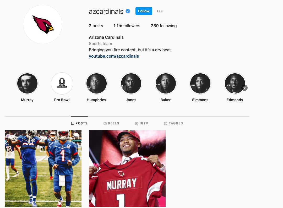 Kyler Murray unfollows Cardinals on social media, deletes all team