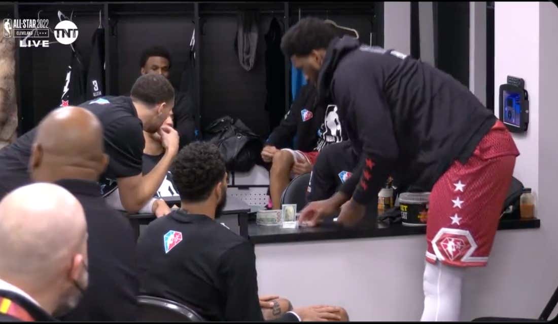 Not Only Is Joel Embiid The MVP, But He's The Best Gambler In The League