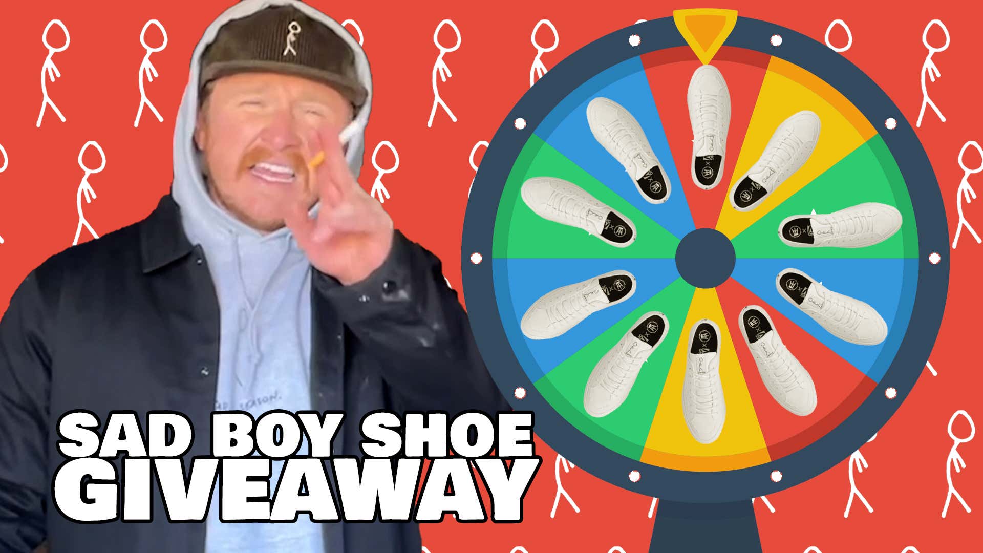 Watch a Sad Man Give Away His Shoes to Strangers
