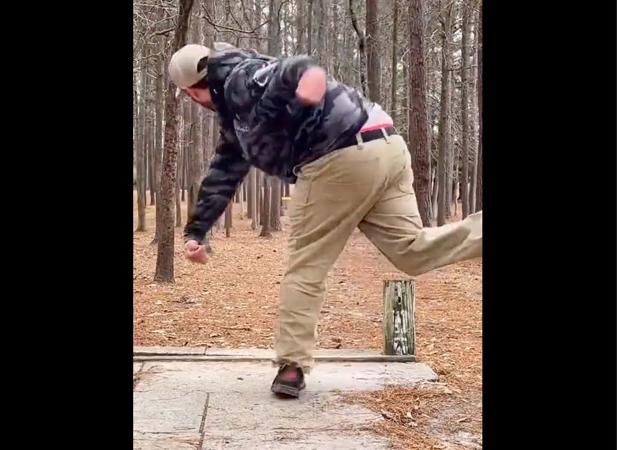 Disc Golfer Put The Entire English Language On This Ace