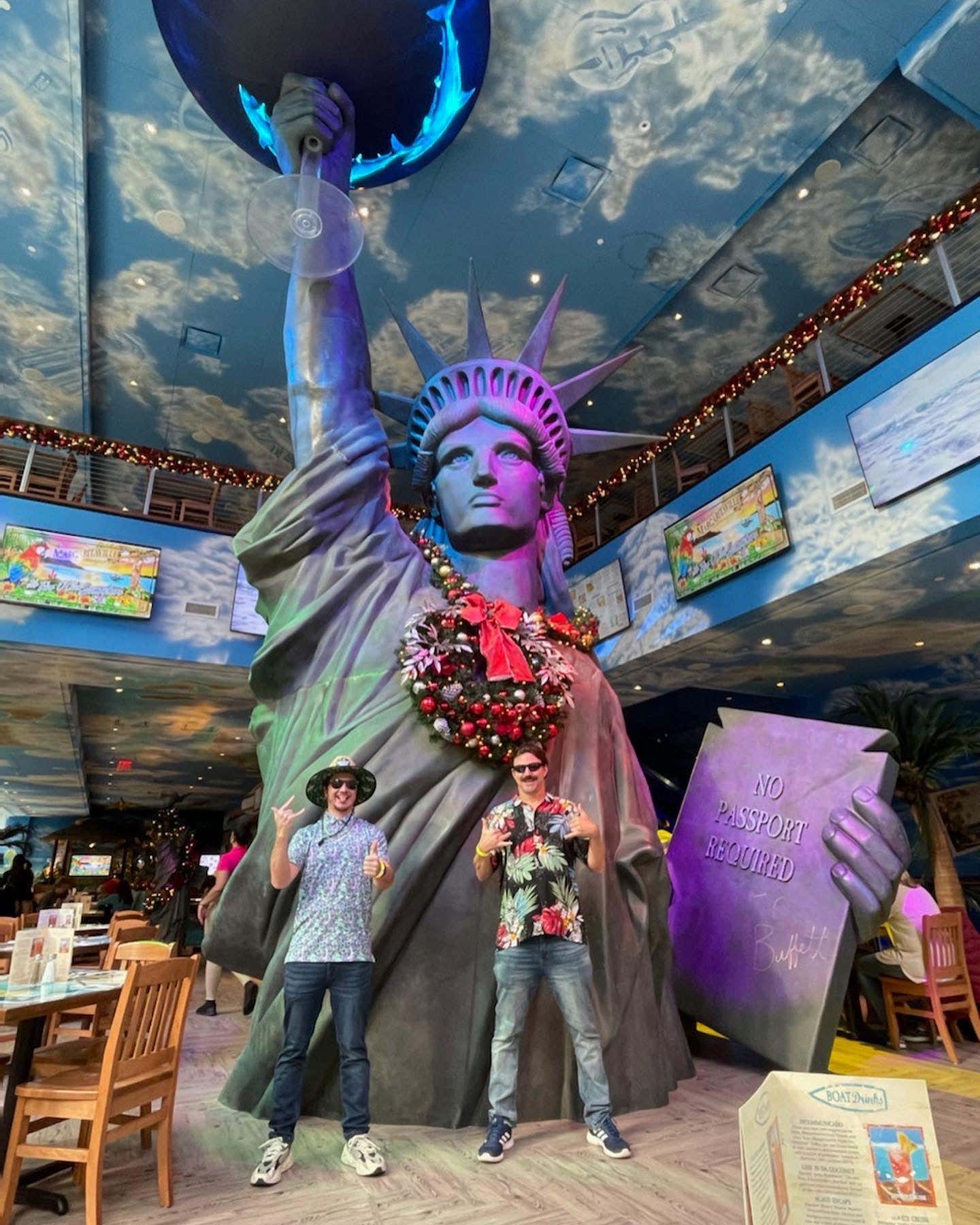 Donnie and PFT Do Margaritaville (In Times Square)