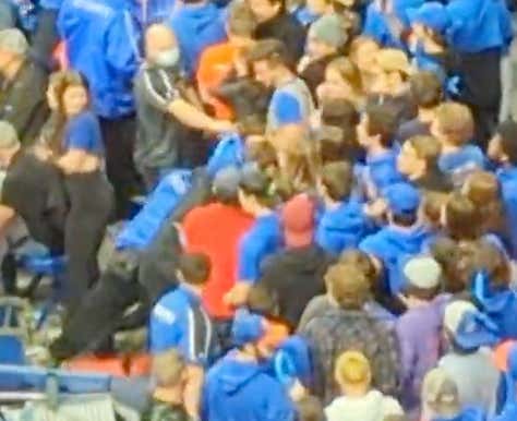 Hardo Security Guards Tackle Boise State Students During Court Storm, Forgets About The Other Side Of The Arena