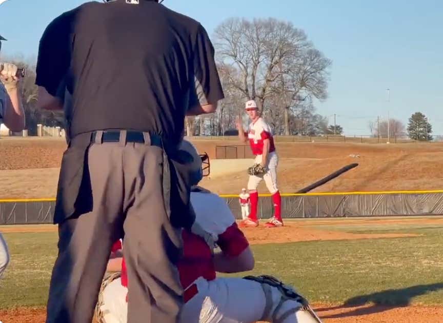 This High School Pitcher Waving To Batters Mid-Windup May Be The Most Savage Move I've Ever Seen On A Mound