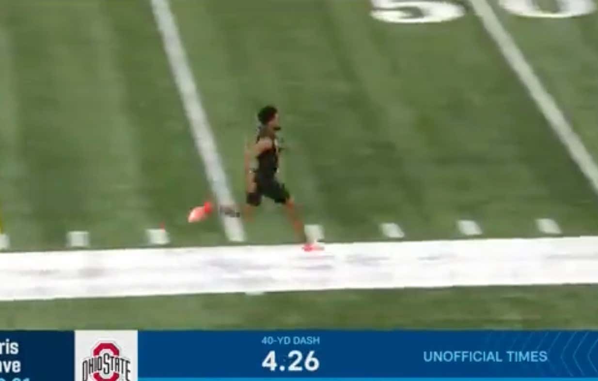 Chris Olave Just Ran a 4.26 40 Which By All Accounts Is Quite Fast