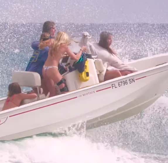 A Boat Full Of Girls Got Bundled By The Haulover Inlet So Bad That They Turned Around Half-Way Through And Went Home