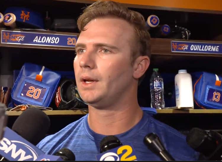 Pete Alonso Said He Got Into A Serious Car Accident Yesterday Where His Car Flipped THREE Times After Another Driver Ran A Red Light