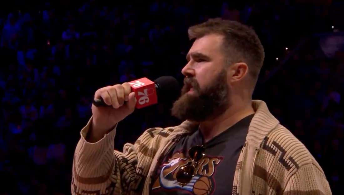 Any True Red-Blooded American Should Start Every Day By Listening To Jason Kelce's Rendition Of The Star Spangled Banner