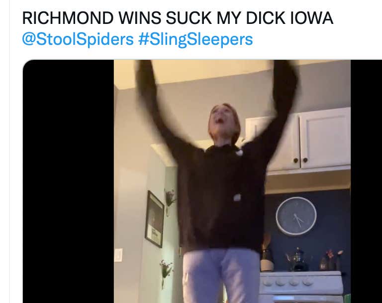 RICHMOND WINS SUCK MY DICK IOWA