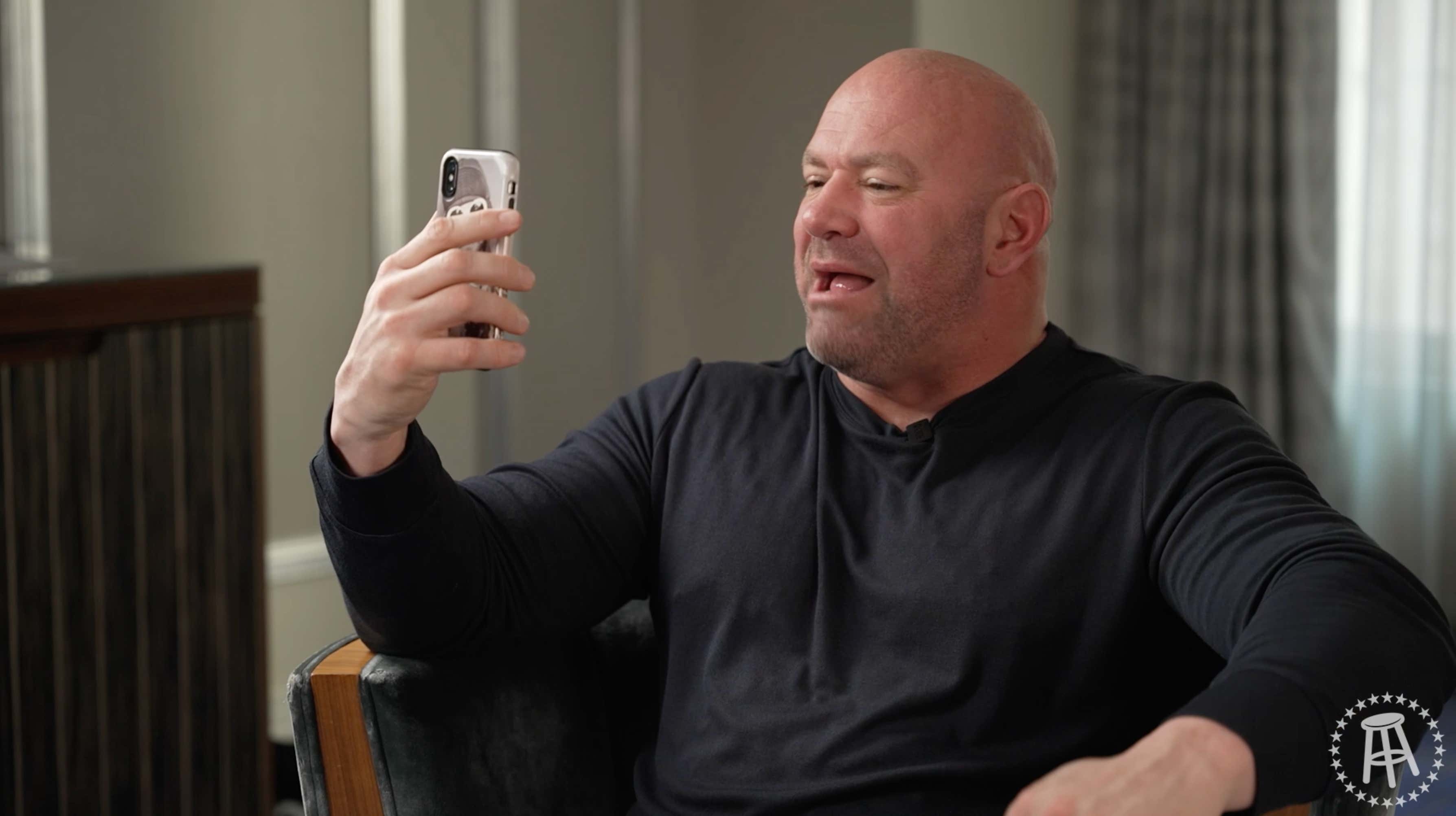 Dana White Facetimes Dave Portnoy In The Middle Of Our Interview