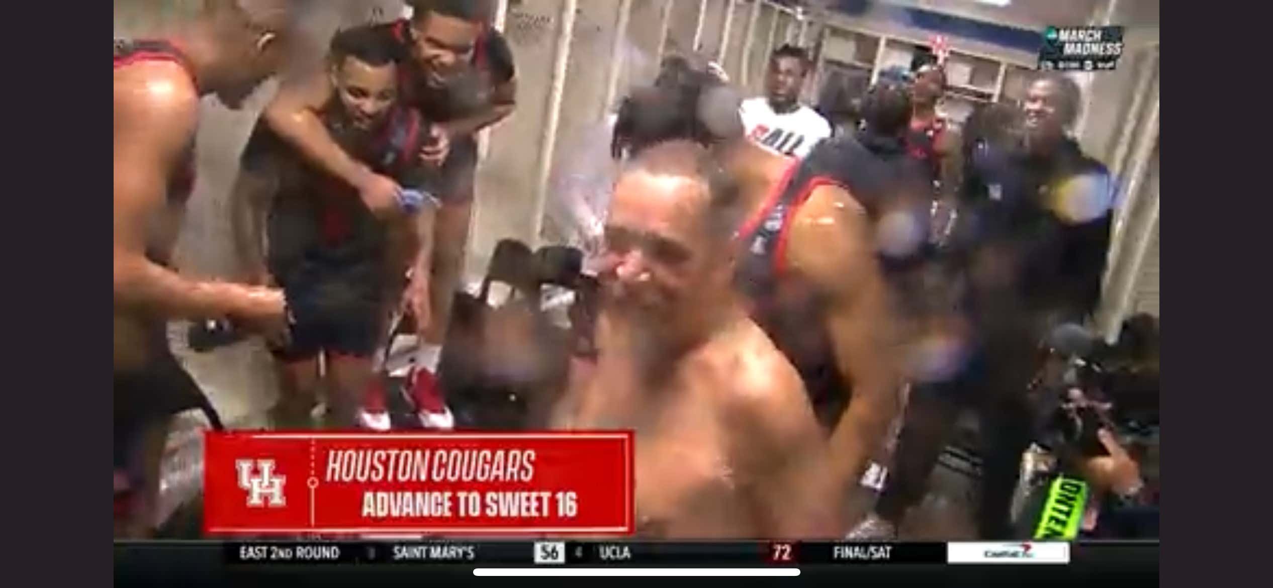 Kelvin Sampson Had One Move After Beating Illinois - Blast Some Bare Chest