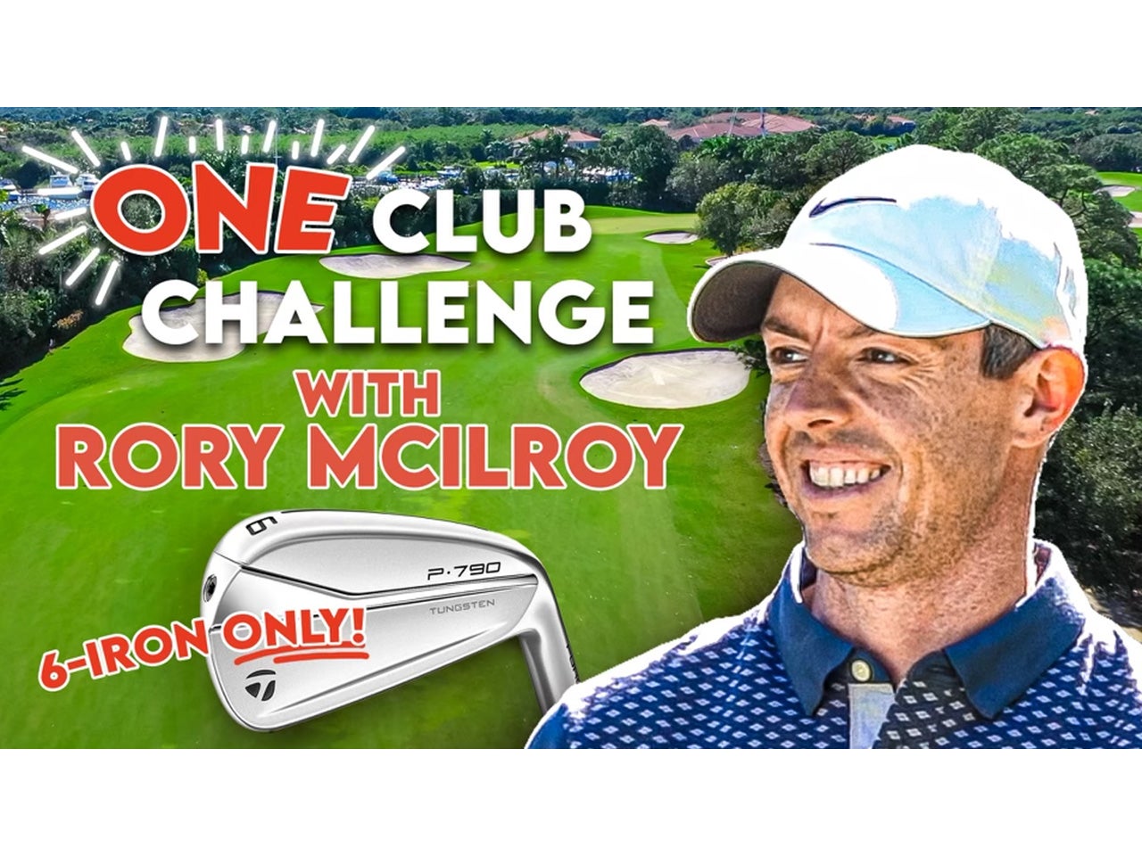 Rory McIlroy Plays Us With Only A 6 Iron