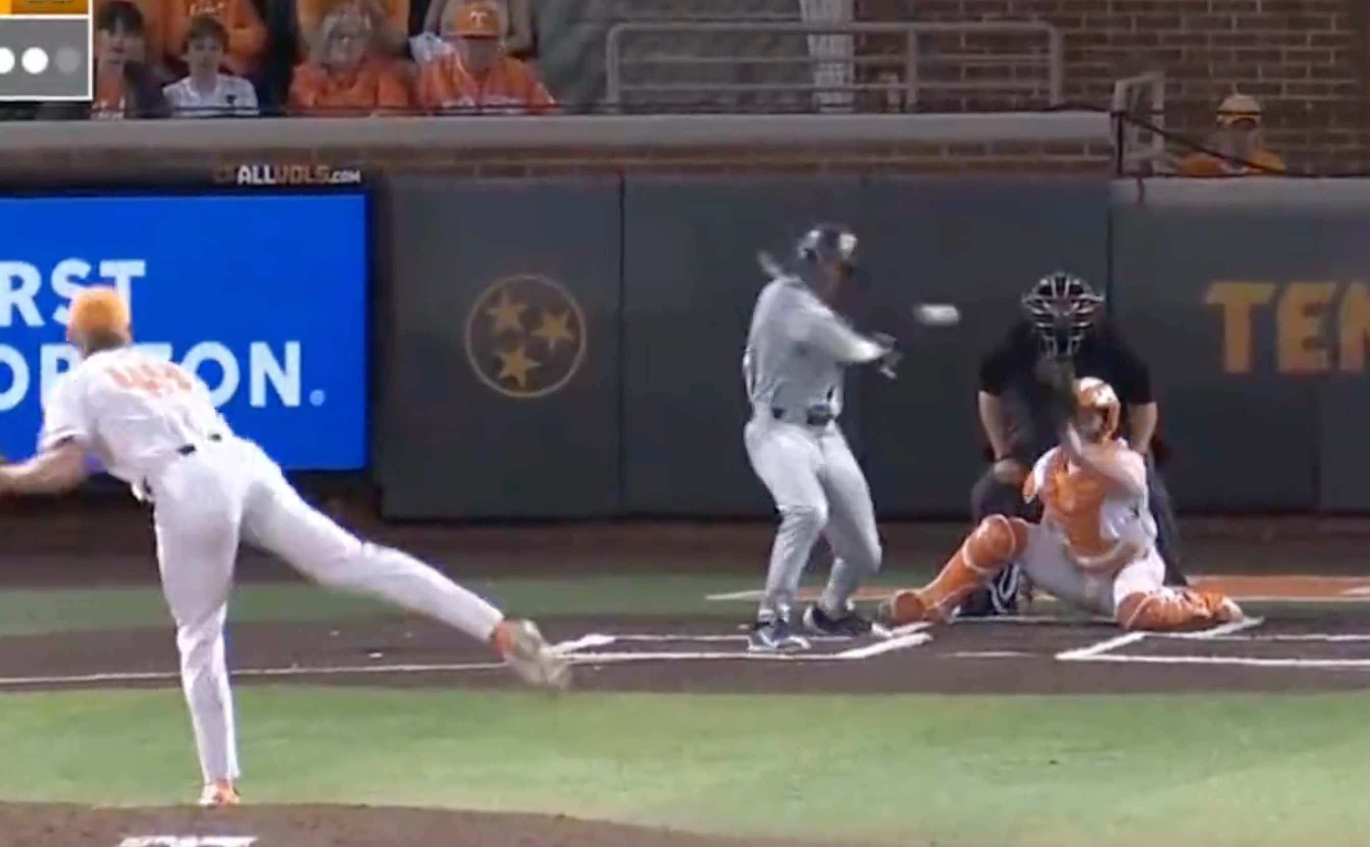 Watch This Umpire Take a 102 MPH Fastball Straight to the Face