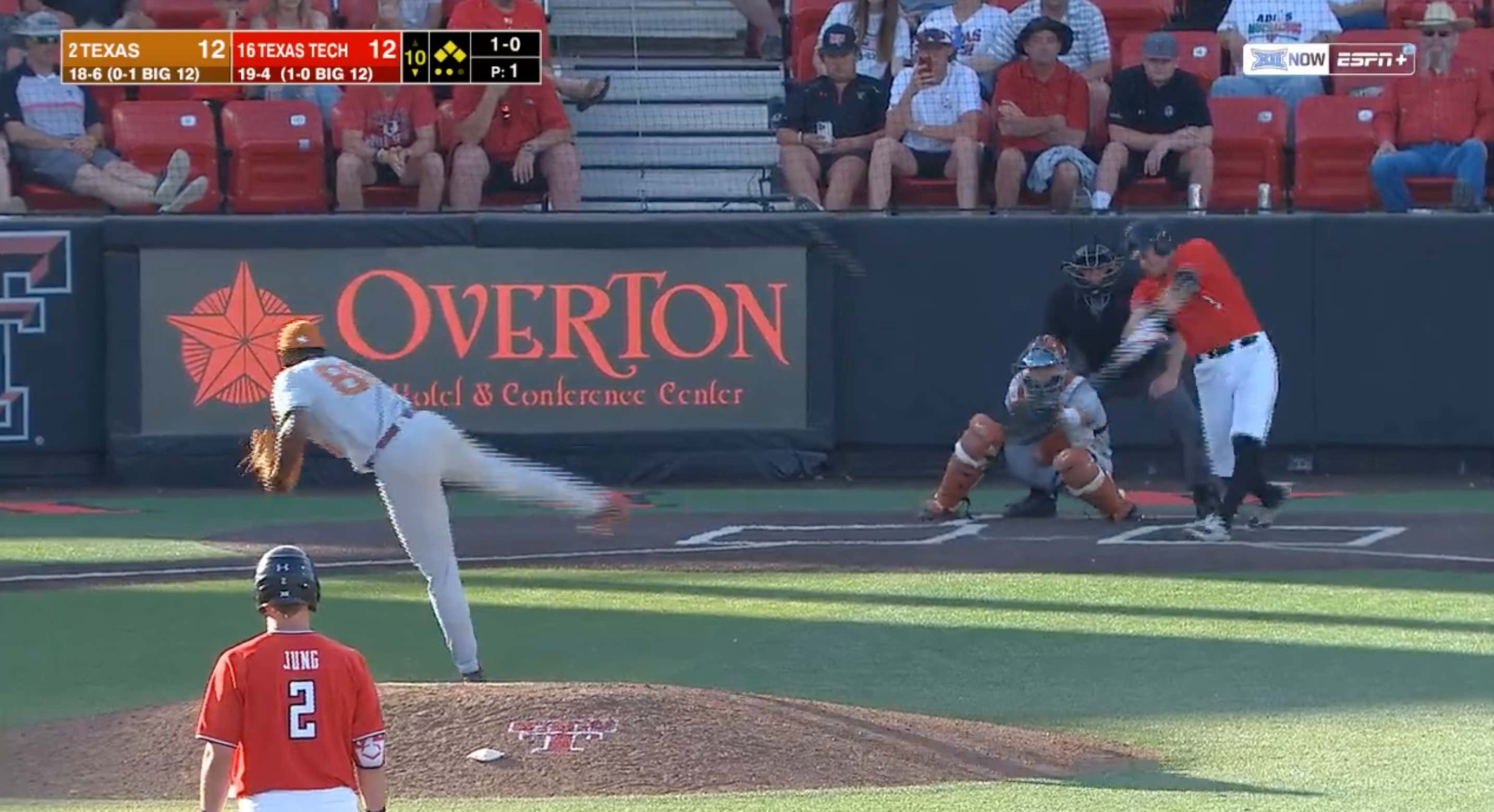 The Texas Tech Player Who Stole Home to Beat Texas Last Night Followed It Up With a Walk-Off Grand Slam Today