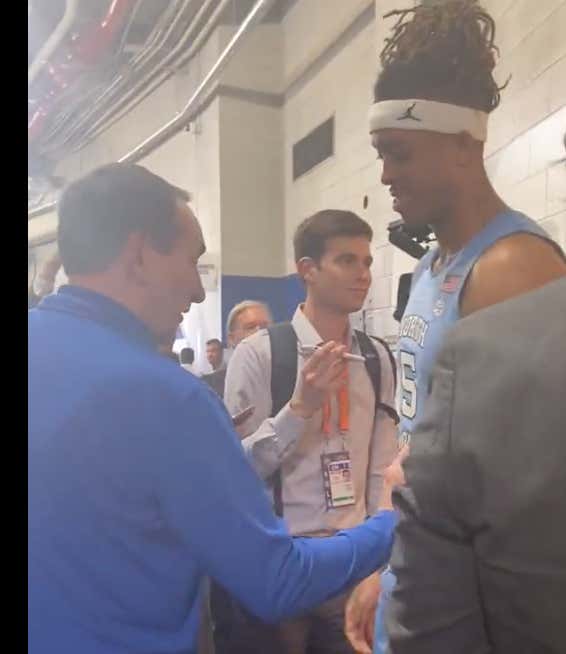 And One Final Time: Coach K Made Sure To Go Out Of His Way To Patronize The Player Who Kicked His Ass