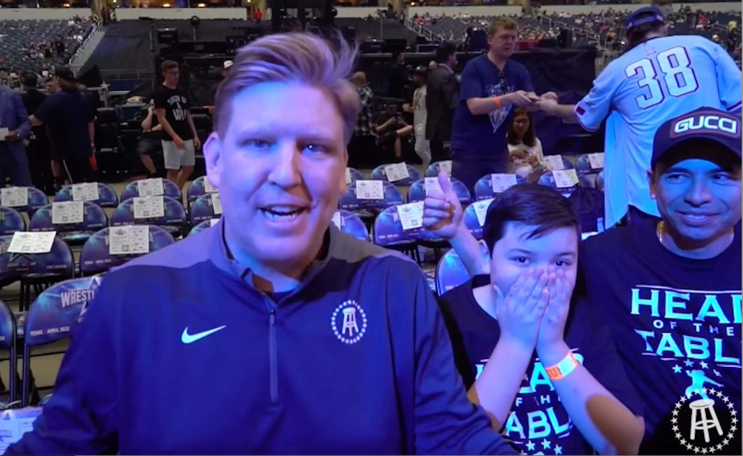 I Just Invited A Father And Son To Sit Ringside With Me At WrestleMania. I’m A Great Guy.