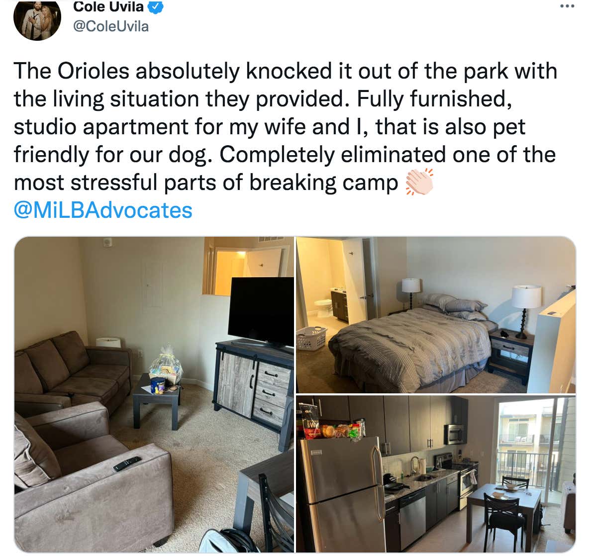 Things You Love To See: The Orioles Are Being Praised For The Housing They've Provided For Their Minor Leaguers.