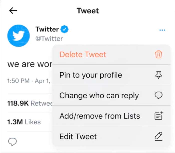 Twitter Announced They Are Working On An Edit Button A Day After Elon Musk Asked If People Wanted One And Mere Hours After He Was Added To Twitter's Board