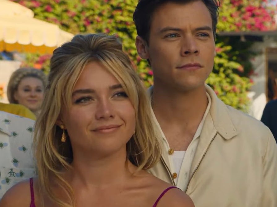 Florence Pugh And Harry Styles Are Lookin Sexy & Mysterious In The First Trailer For 'Don't Worry Darling'