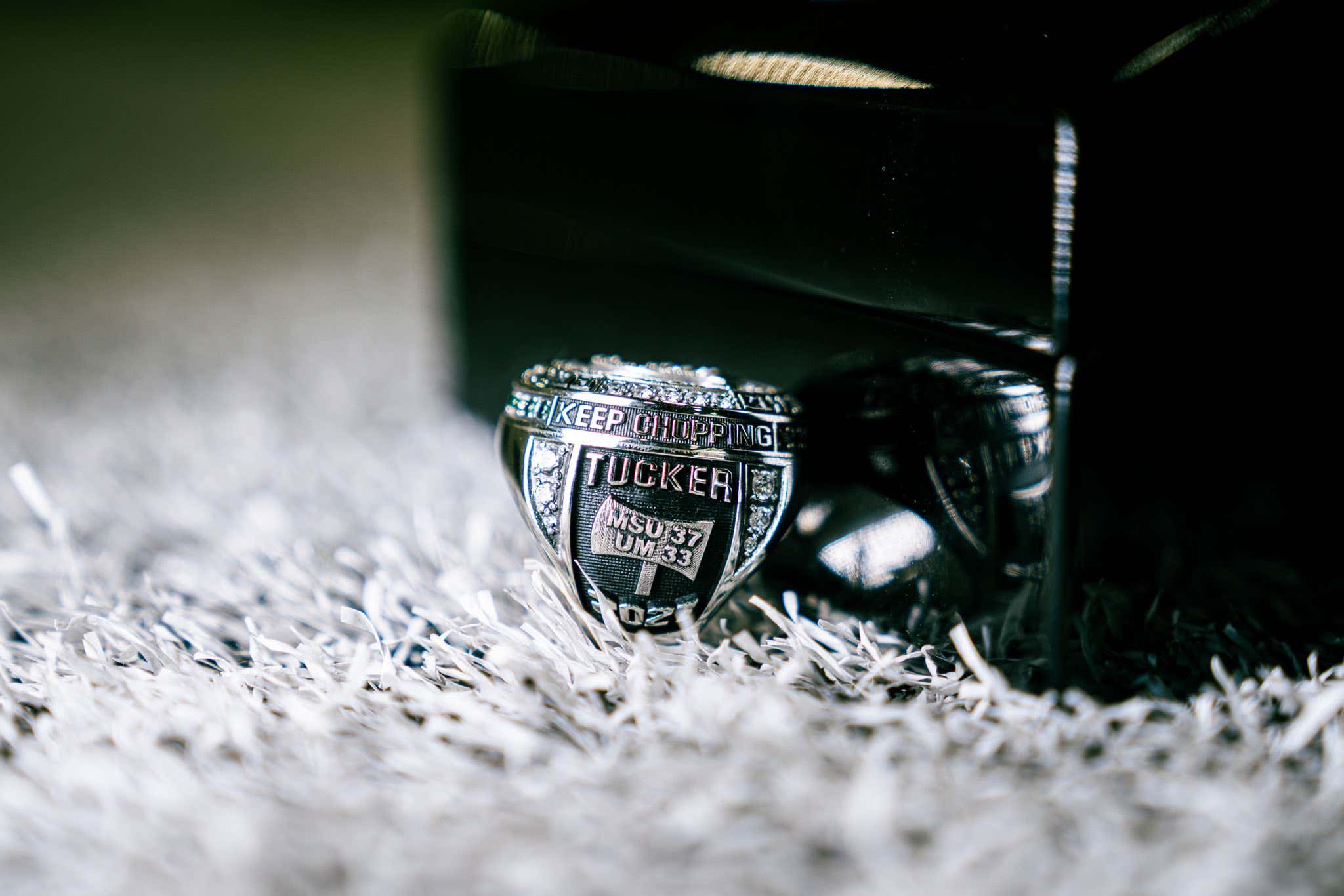 Michigan State Put the Score of Its Win Over Michigan on Its Peach Bowl Rings