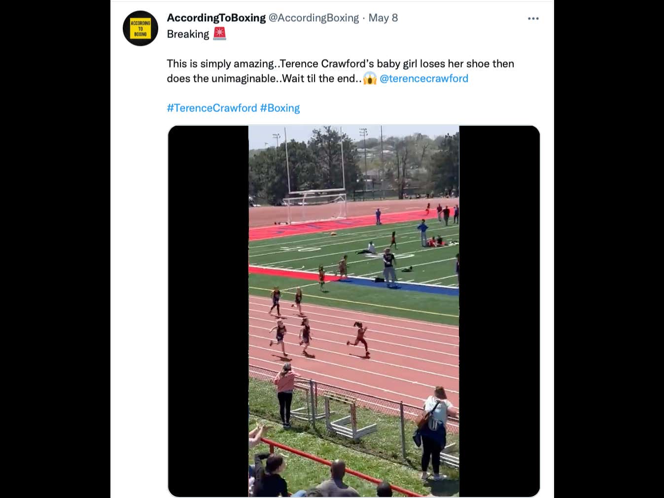 Video Girl Loses Shoe, Runs Back For It, And STILL Crushes Race By A