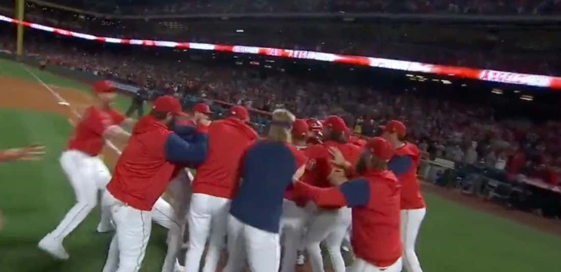 CHAOS IN LOS ANGELES: REID DETMERS THROWS NO-HITTER, ANTHONY RENDON HOMERS LEFTY, AND MIKE TROUT RUNS A TRAIN ON TAMPA BAY