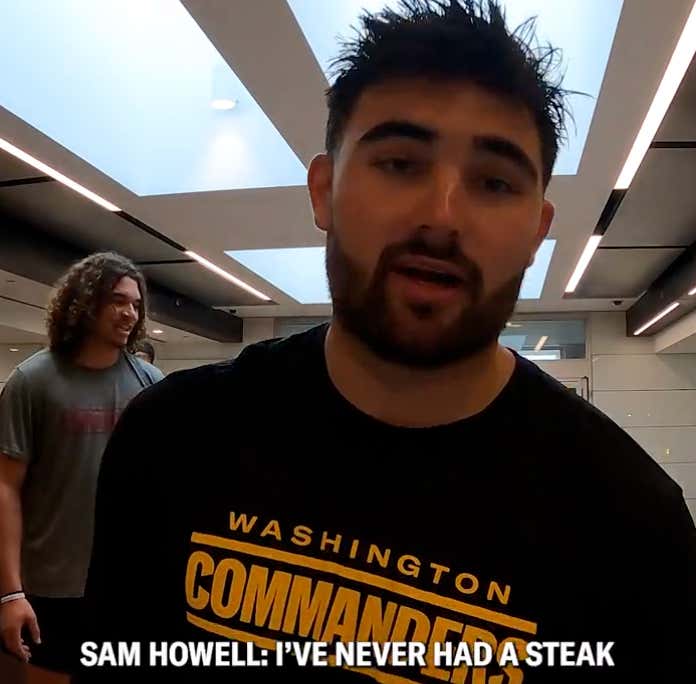 Alpha Moves Only: Sam Howell Has Never Had Steak, Burgers, Or Seafood and He Brings His Own Chicken Fingers To Team Dinners