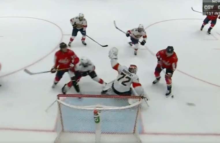 Anthony Mantha With The Greatest Tip Drill Assist Ever To Send The Caps-Panthers Into Overtime