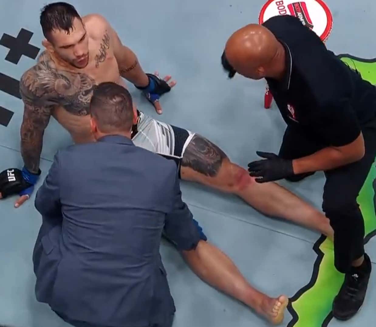 Aleksandar Rakic's Knee Just Exploded In Tonight's UFC Main Event