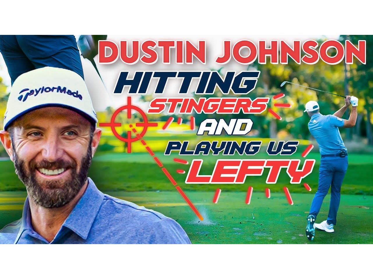 Dustin Johnson Plays Us Left Handed and Gives Ball Flight Tips