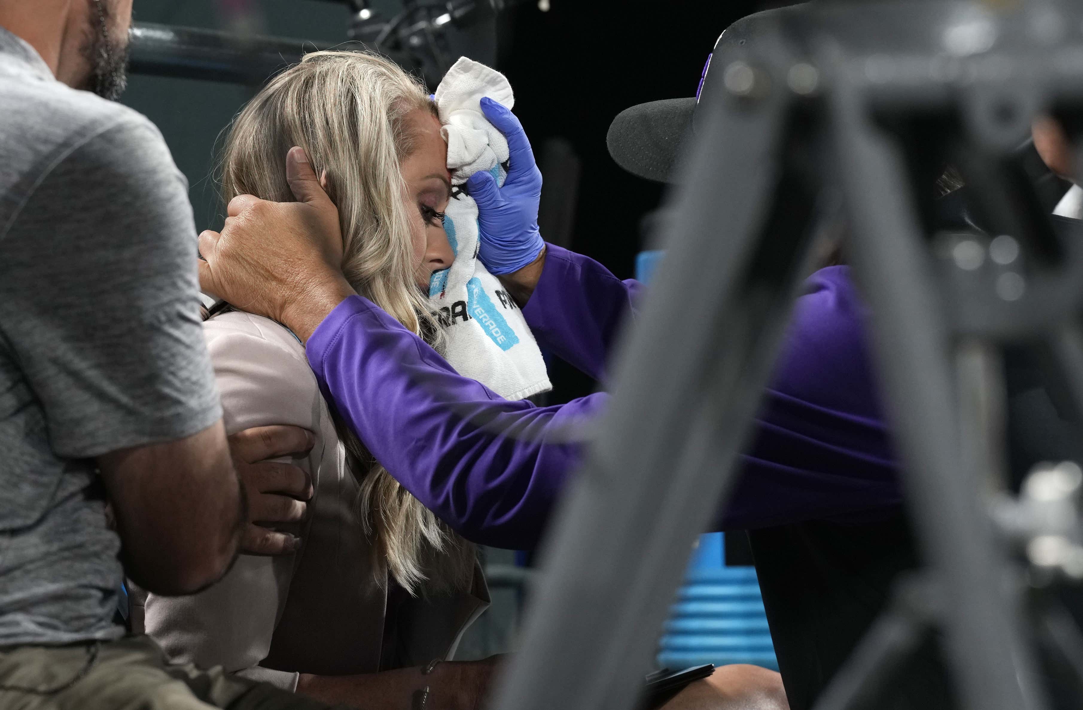 Rockies Reporter Kelsey Wingert On The Upswing After Taking 95mph Line Drive To The Face