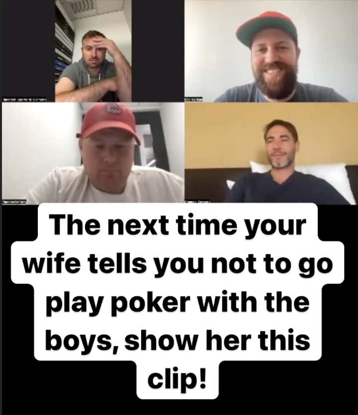 The Next Time Your Wife Tells You Not To Go Play Poker With The Boys, Show Her This Clip:
