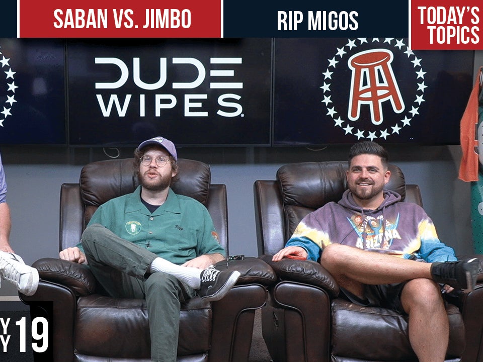 Saban and Jimbo Go to War - Barstool Rundown - May 19, 2022