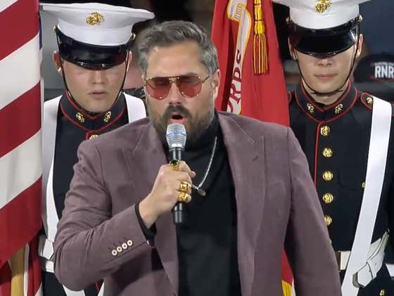 Big Cat's National Anthem At Rough N' Rowdy Has Become One Of The Greatest Traditions in Sports