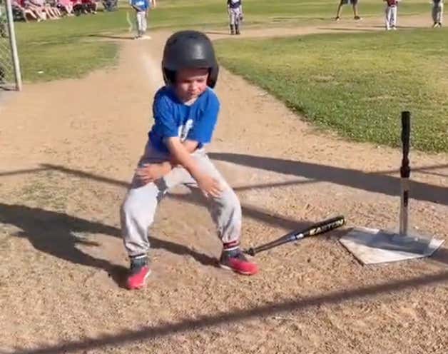 I Humbly Present The Greatest Walk Up In The History Of Tee Ball, Little League, And The Entire Sport Of Baseball