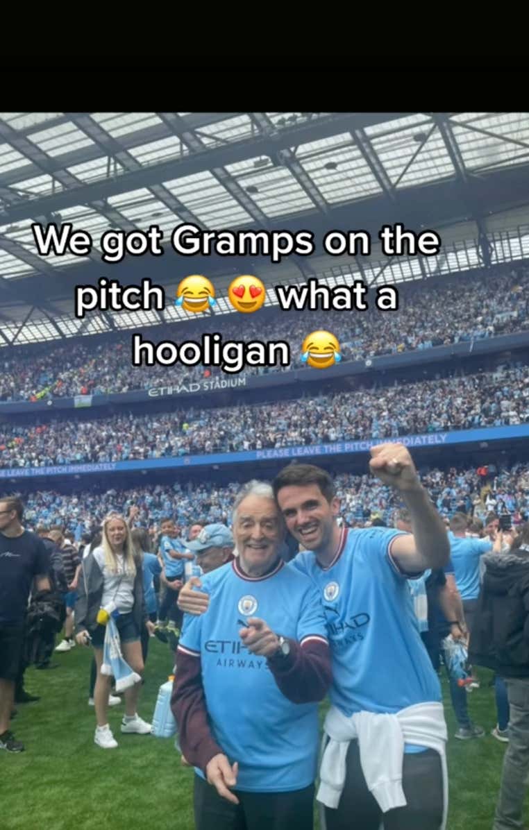 This Grandfather With Dementia Going to Man City's Title-Clinching Game Is the Coolest Thing You'll Watch Today