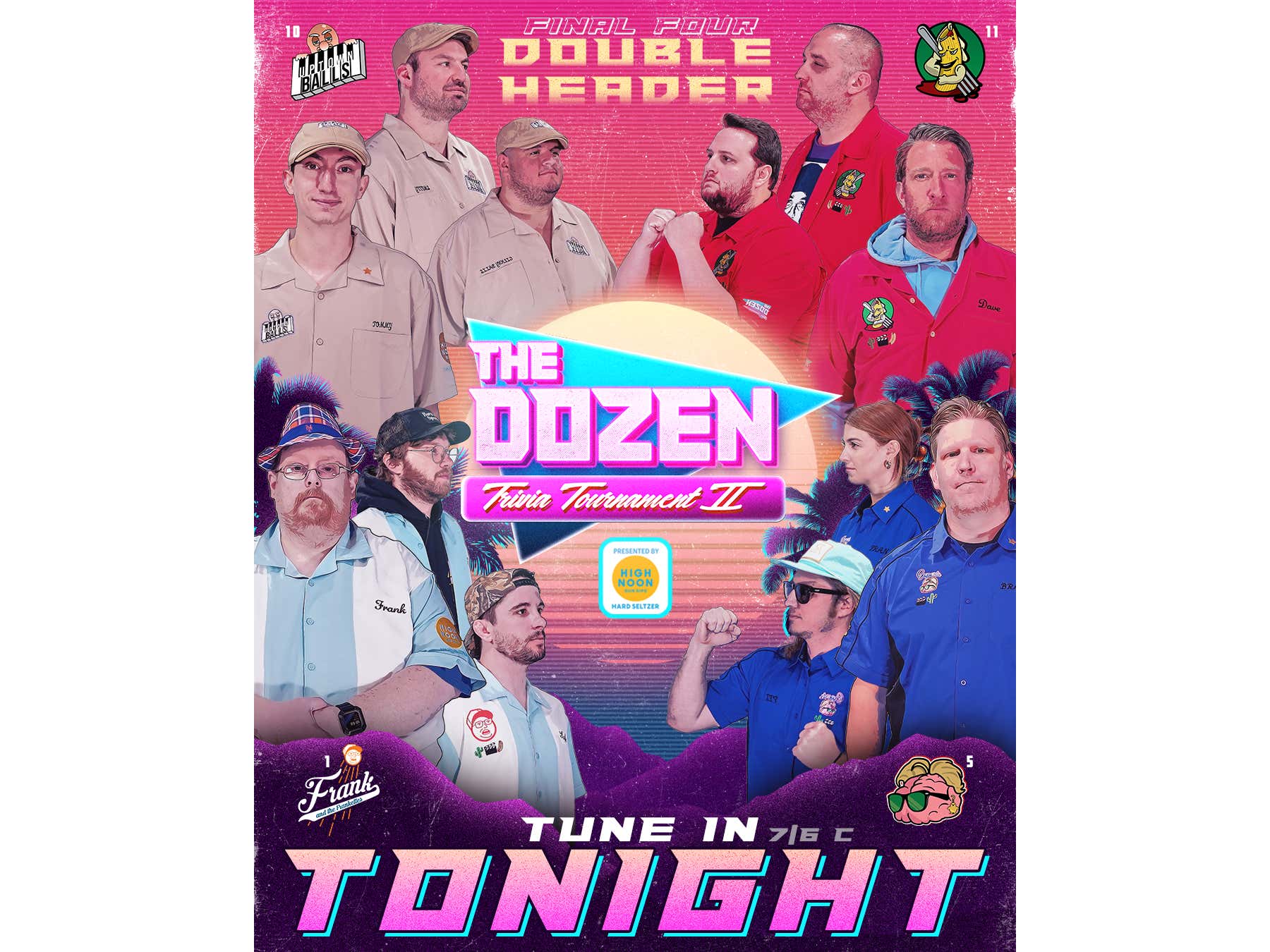 Four Teams Remain In The Quest To Be The Top Trivia Team! (The Dozen