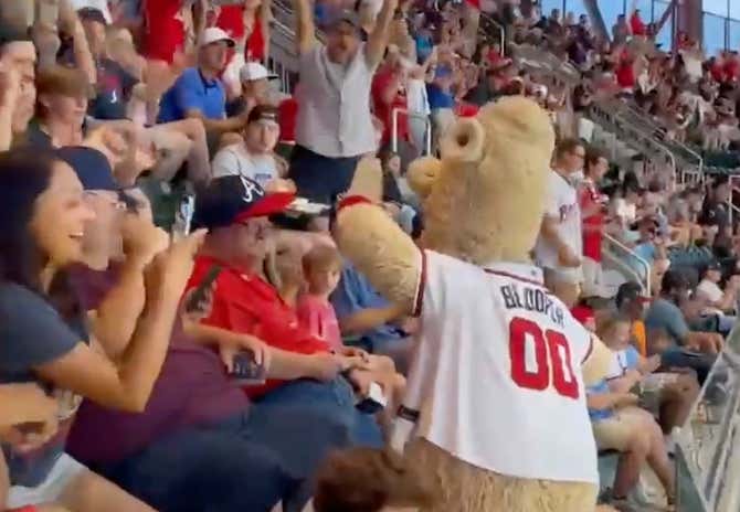 Frank the Tank Pulled a Shockingly Disrespectful Move on the Braves' Mascot