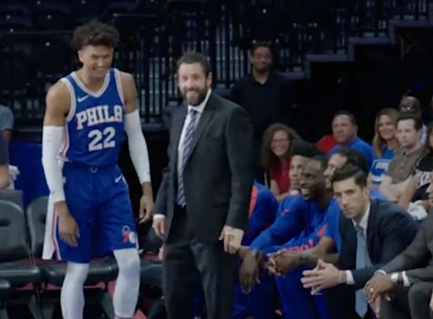 All The Sixers' Troubles Would Go Away If They Just Let Adam Sandler Coach The Team
