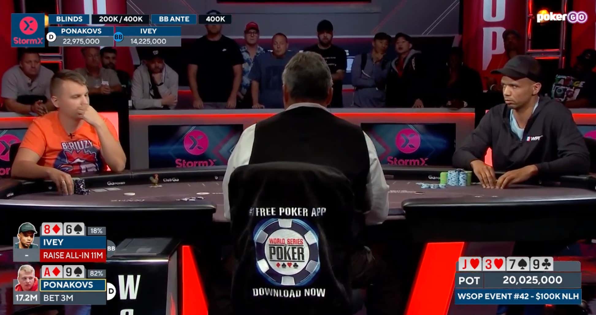 The GOAT Phil Ivey Lost Heads Up In the WSOP $100k Going For His 11th Bracelet