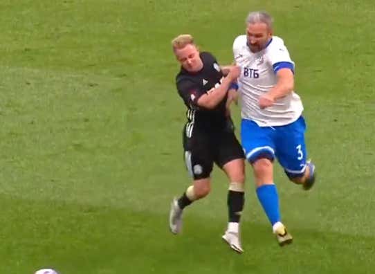 Ovi Plays Soccer EXACTLY Like He Plays Hockey And It's One Of My Favorite Clips In A Long Time